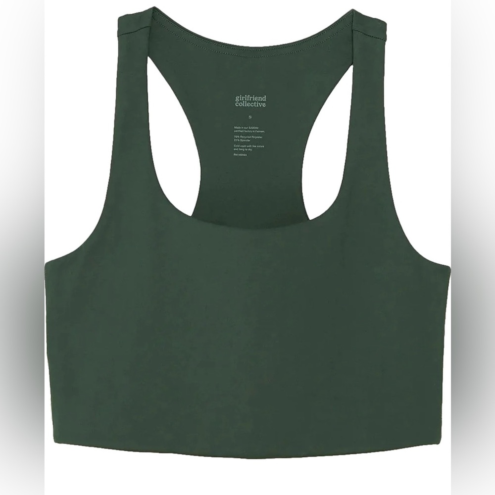GIRLFRIEND COLLECTIVE Paloma Racerback Bra - Green